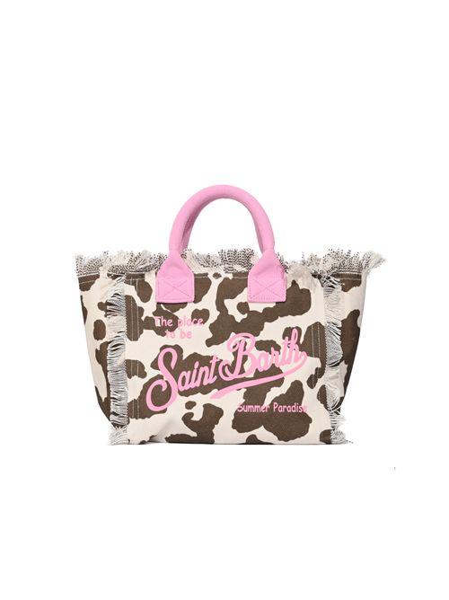 Borsa Colette in canvas con fantasia muccata Mc2 Saint Barth | COL000100327L